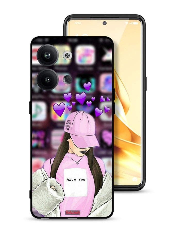 Tolwak - Oppo Reno9 Pro 5G Protective Case Cover Anti Social Club - Image 1