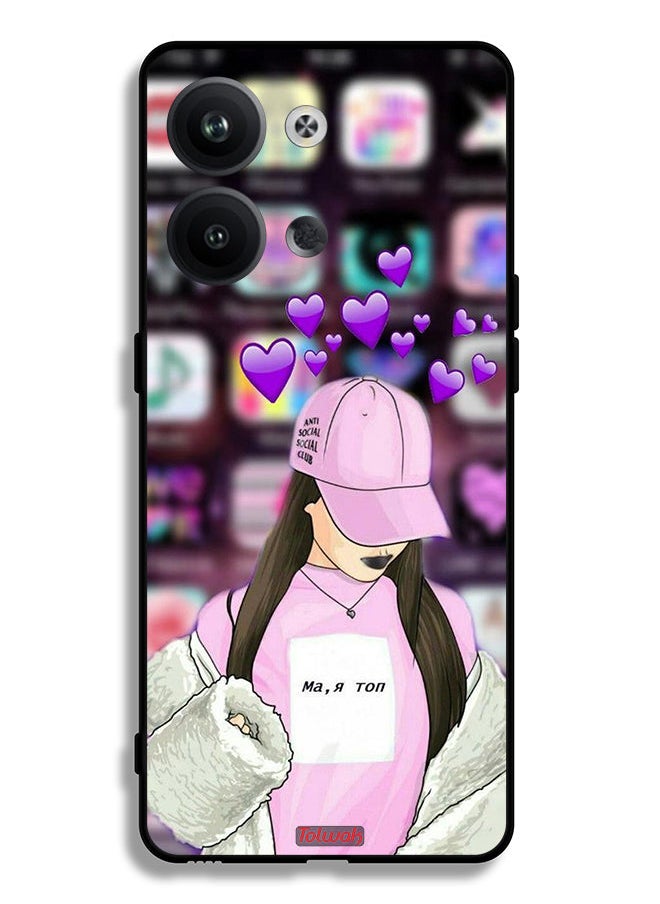 Tolwak - Oppo Reno9 Pro 5G Protective Case Cover Anti Social Club - Image 1