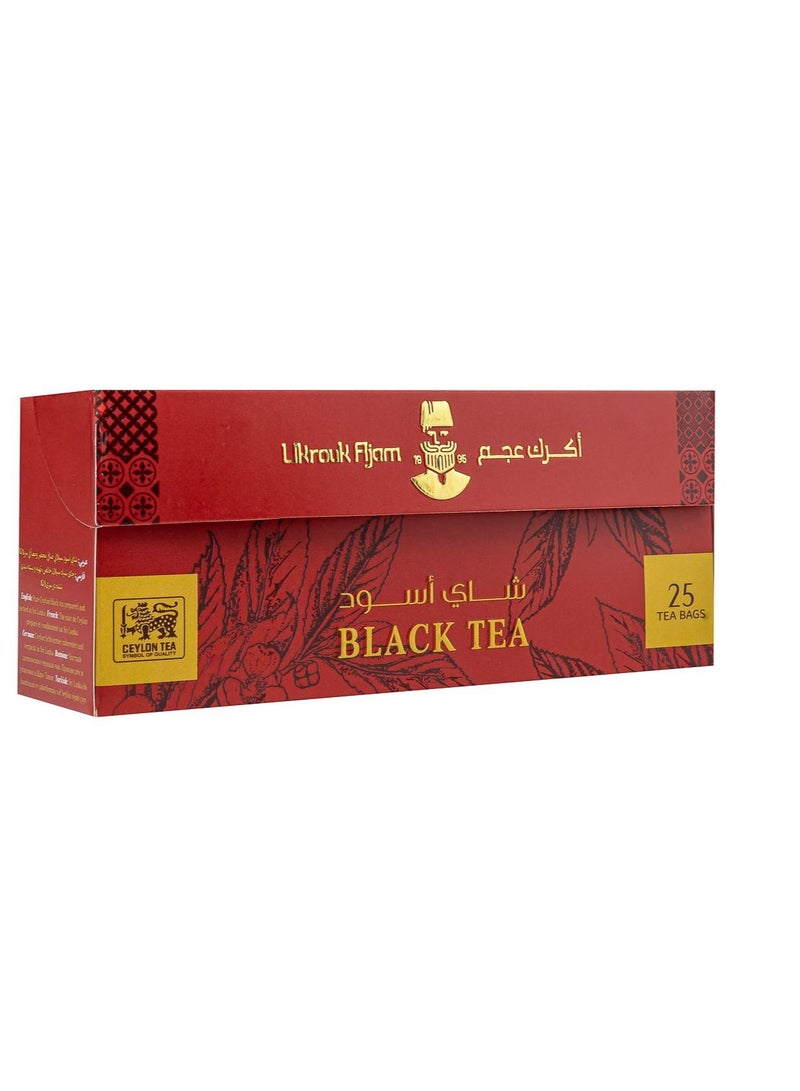Ukrouk Ajam Ukrouk Ajam Pure Ceylon Black Tea(25 tea bags)  - Image 4