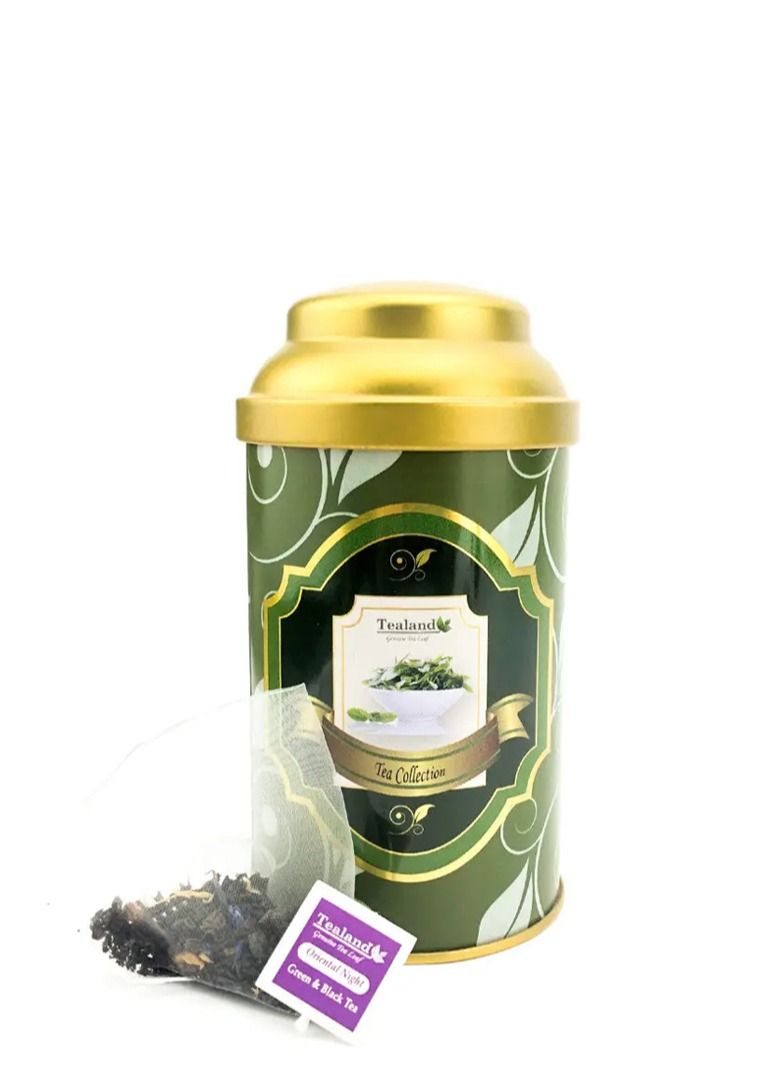 Tealand Pyramid Oriental Night Special Strong Malty Loose Leaf Breakfast Invigorating Aroma 15pcs  - Image 1