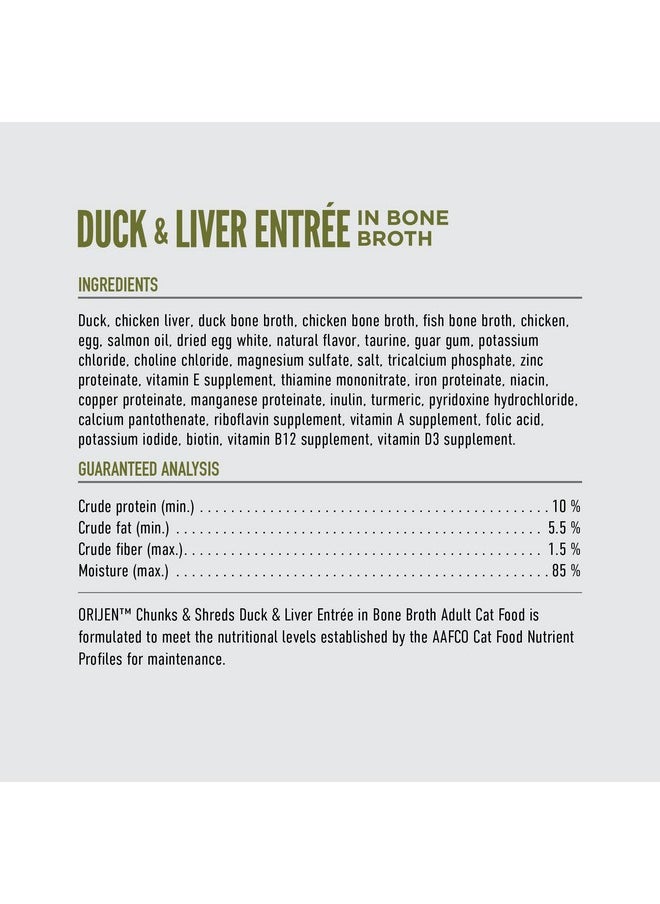 Orijen - Chunks & Shreds Duck & Liver Entrée, 3Oz - Image 1