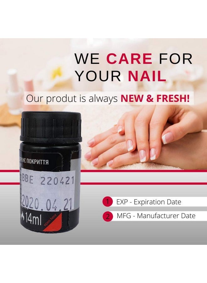 KODI - Essional Rubber Top & Base Gel Set By Kodi | 14Ml 0.49 Oz | Soak Off, Polish Fingernails Coat Kit | For Long Lasting Nails Layer | Easy To Use, Non-Toxic & Scentless | Cure Under Led Or Uv Lamp - Image 1