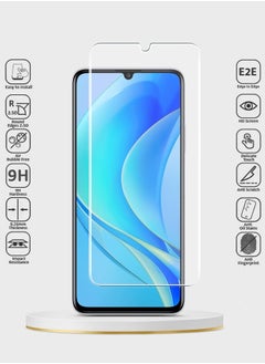 دبليو تيك واقي شاشة من الزجاج المقوى بحواف منحنية 9H 2.5D من سلسلة بريميوم لهاتف Huawei Nova Y71 / Nova Y70 / Y70 Plus شفاف  - Image 3