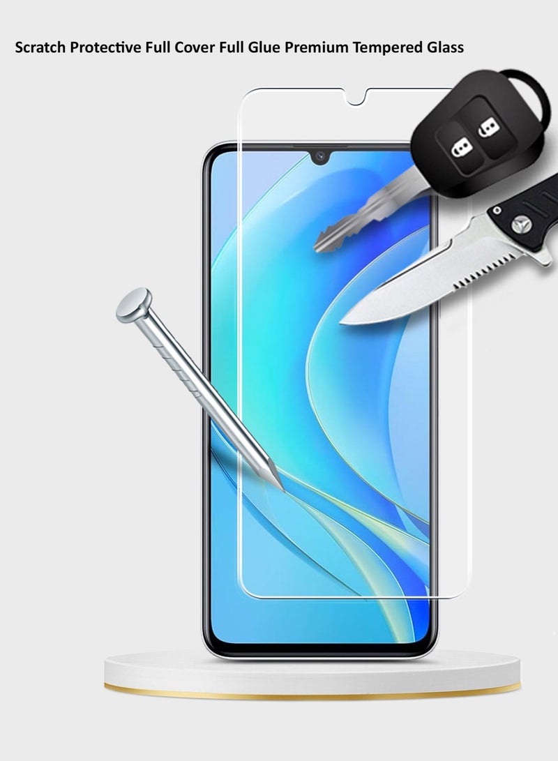 Wtech Premium Series Curved Edges 9H 2.5D Tempered Glass Screen Protector For Huawei Nova Y71 / Nova Y70 / Y70 Plus Clear - Image 2