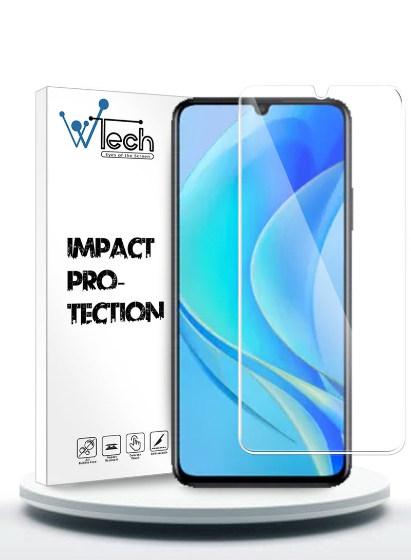 Wtech Premium Series Curved Edges 9H 2.5D Tempered Glass Screen Protector For Huawei Nova Y71 / Nova Y70 / Y70 Plus Clear - Image 1