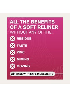 ORALHOE Long-lasting Thermoplastic Denture Adhesive for Refitting and Tightening Loose Dentures [Not a Glue Adhesive,Acts Like a Soft Reliner] (0.99 Oz) Hold Dentures for Up to 4 Days,Easy to Apply,Zinc Free  - Image 3