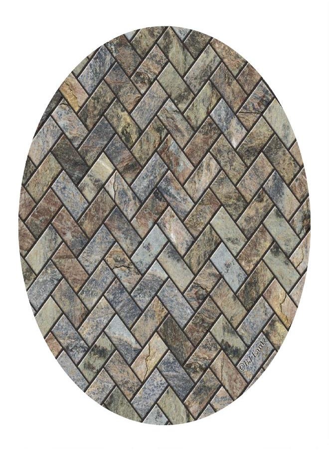 Thirstystone - Thirstystone Stone Herringbone Pattern Natural Sandstone Coaster 4 Pack Eco-Friendly, Absorbent, Easily Wipes Clean - Image 1