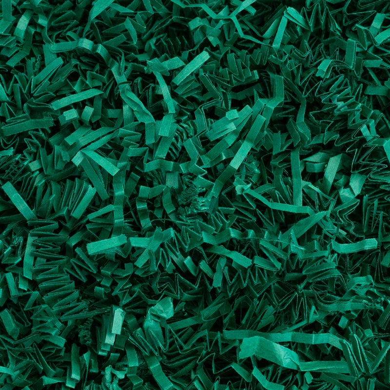 MagicWater Supply  1 LB  Forest Green  Crinkle Cut Paper Shred Filler great for Gift Wrapping Basket Filling Birthdays Weddings Anniversaries