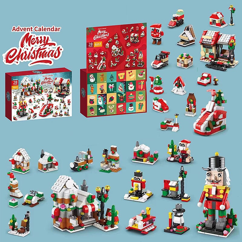 [] Christmas Tree Building Blocks Surprise Blind Box Children'S Assembled Educational Toys Christmas Creative Gift Ornaments - Image 2