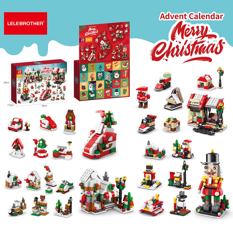 [] Christmas Tree Building Blocks Surprise Blind Box Children'S Assembled Educational Toys Christmas Creative Gift Ornaments - Image 3