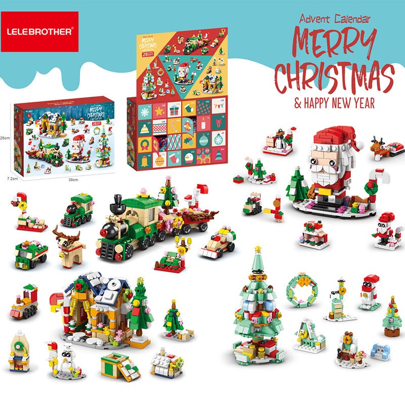 [] Christmas Tree Building Blocks Surprise Blind Box Children'S Assembled Educational Toys Christmas Creative Gift Ornaments - Image 5