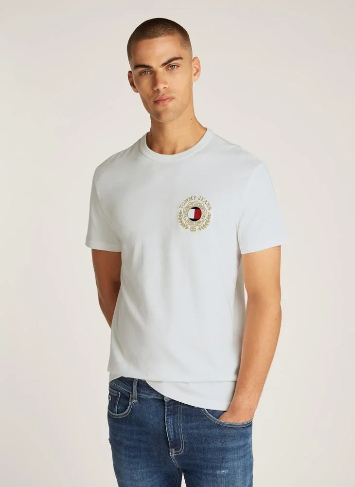 تومي جينز Logo Crew Neck T-Shirt