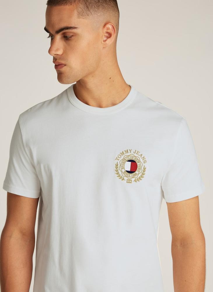 TOMMY JEANS Logo Crew Neck T-Shirt  - Image 3