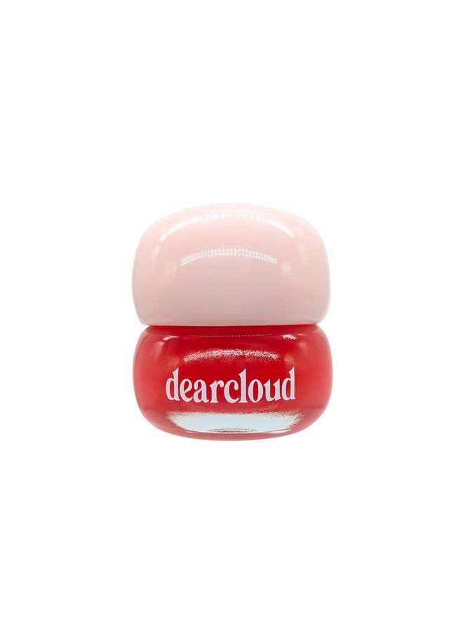 dearcloud Dewy Lip Jam - Hydrating Lip Balm & Gloss with Vitamin E, Korean Skincare (Deep Cherry) - Image 5