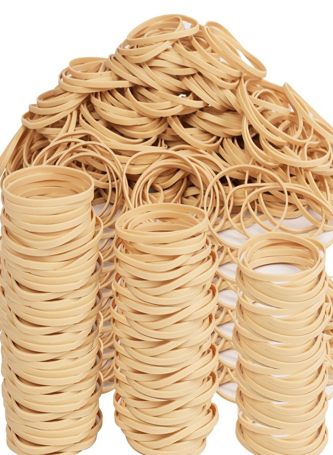 HSNOHSN Rubber Bands Size#32 (3” x 1/8”) Elastics Band 220pcs Beige Rubber Bands for Office Supplies Home School - Image 4