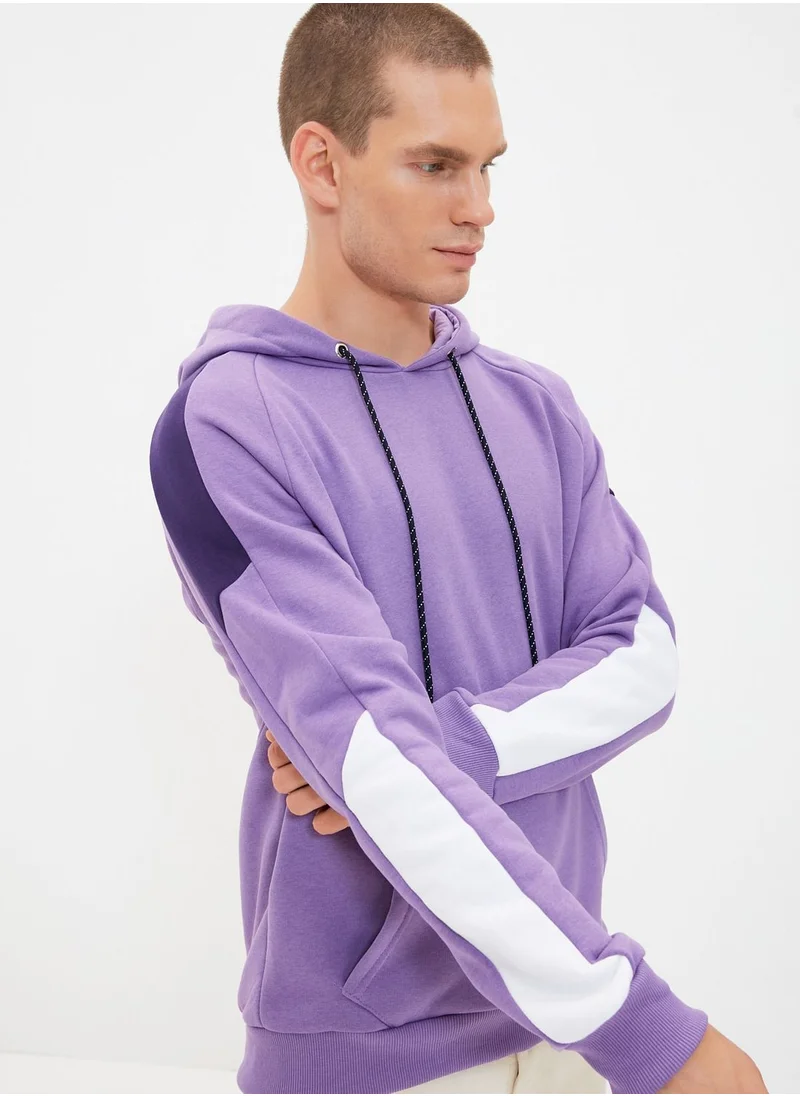 trendyol Color Block Hoodie