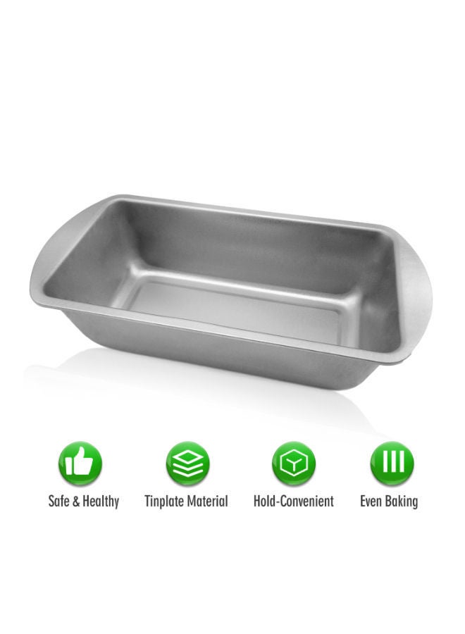 NIBEMINENT Nonstick Bakeware Pan Silver 26 x 7 14centimeter - Image 3