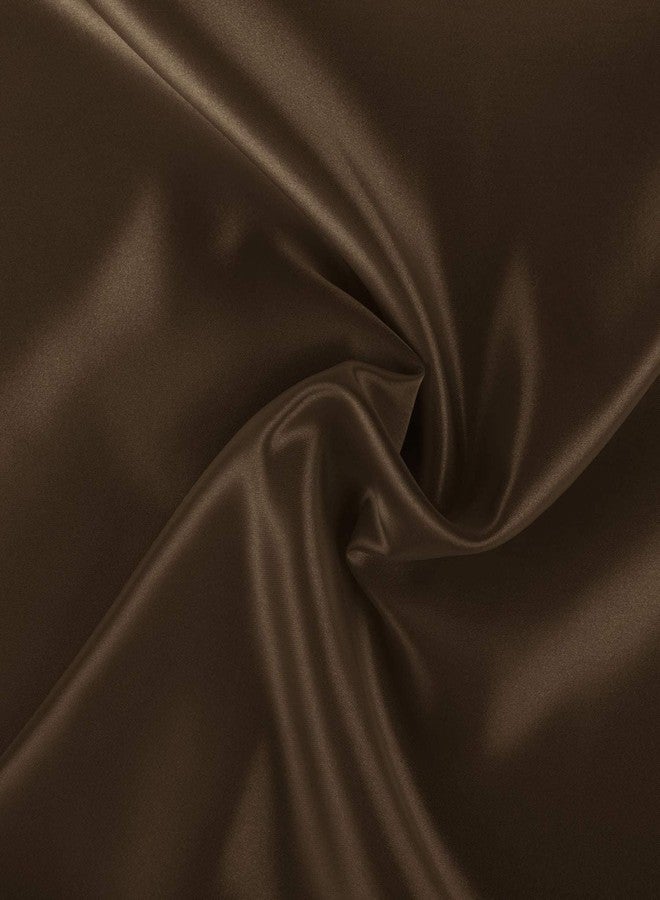 Go Well Satin Bonnet for Curly Hair with Free Silk Pillow Covers and Scrunchies | Silk Bonnet for Hair | Combo of Pack of 2 Satin Pillowcases with 3 Silk Scrunchies Adjustable HairCap (Coffee) - Image 5