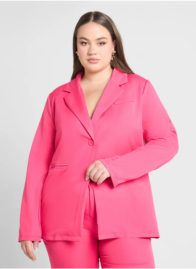 Ginger Plus Tailored Blazer & Pants Coord Set