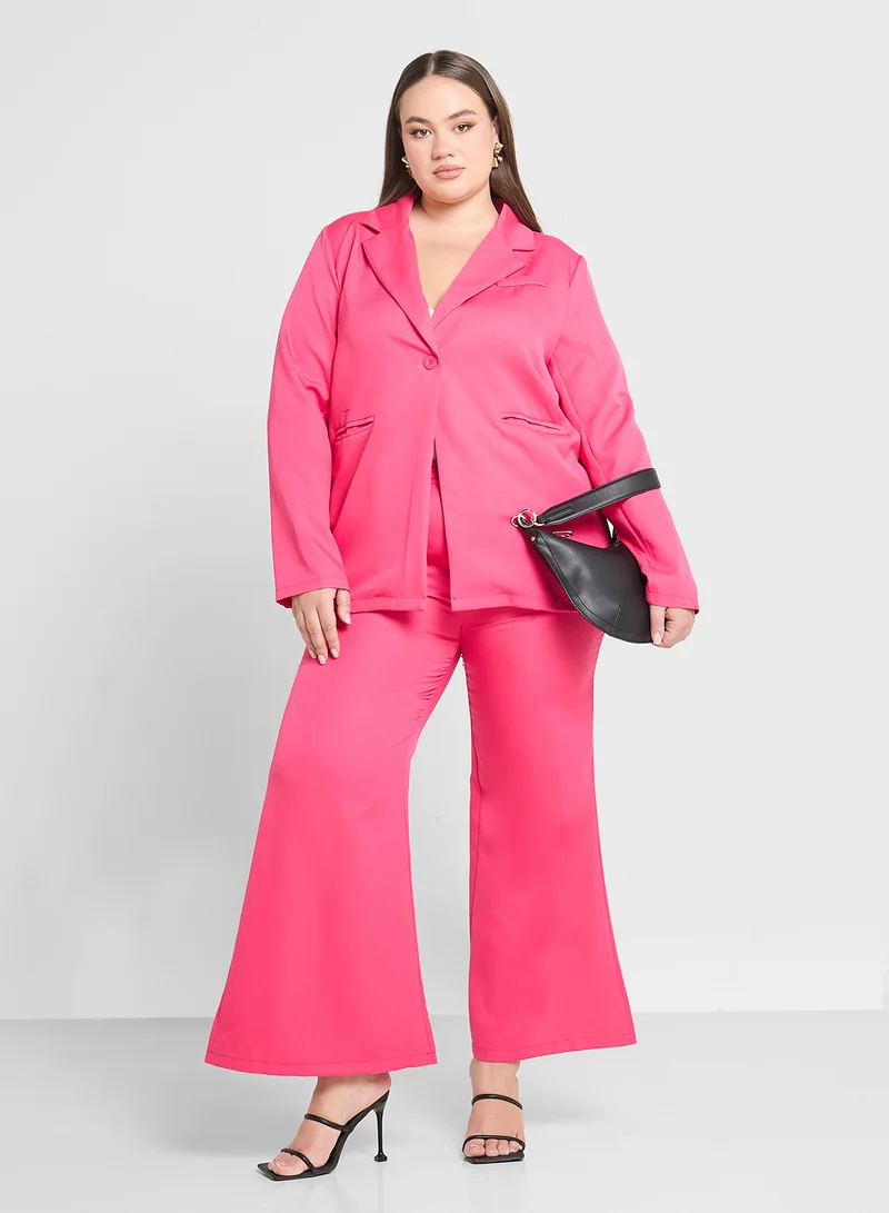 Ginger Plus Tailored Blazer & Pants Coord Set