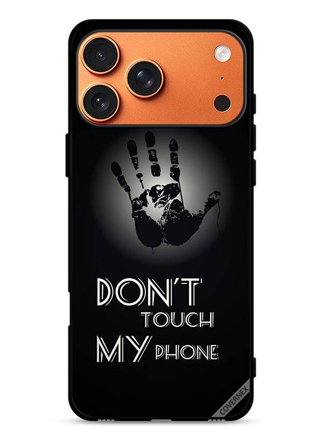 Covernex غطاء حماية آبل آيفون 17 برو ماكس لا تلمس هاتفي بيدك - Image 1