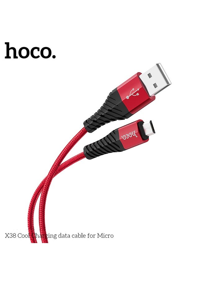 hoco. X38 Cool Charging data cable for Micro  - Image 2
