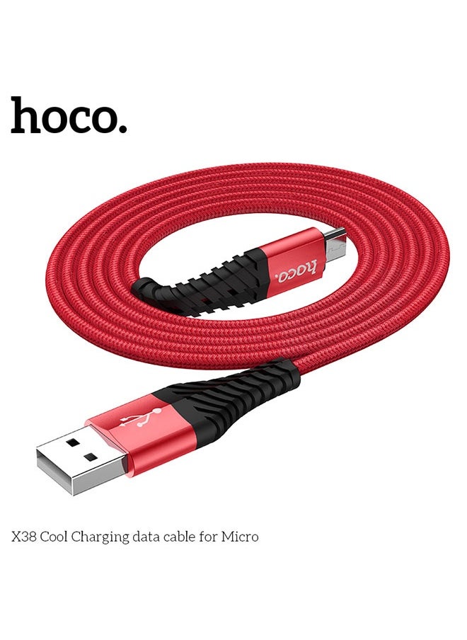 hoco. X38 Cool Charging data cable for Micro  - Image 4