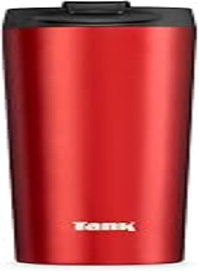 Tank Stainless Steel Tumbler 450mL, Flip Cap Lid, Up to 6HRs Hot, Red