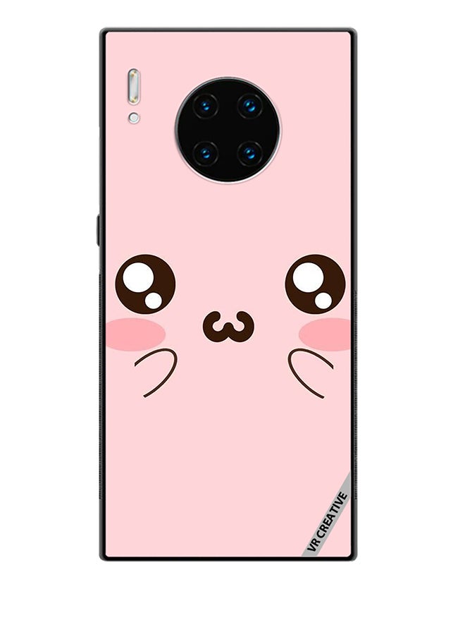 VR CREATIVE Protective Case Cover For Huawei Mate 30 Pro Cute Eyes Pink Design Multicolour - Image 1