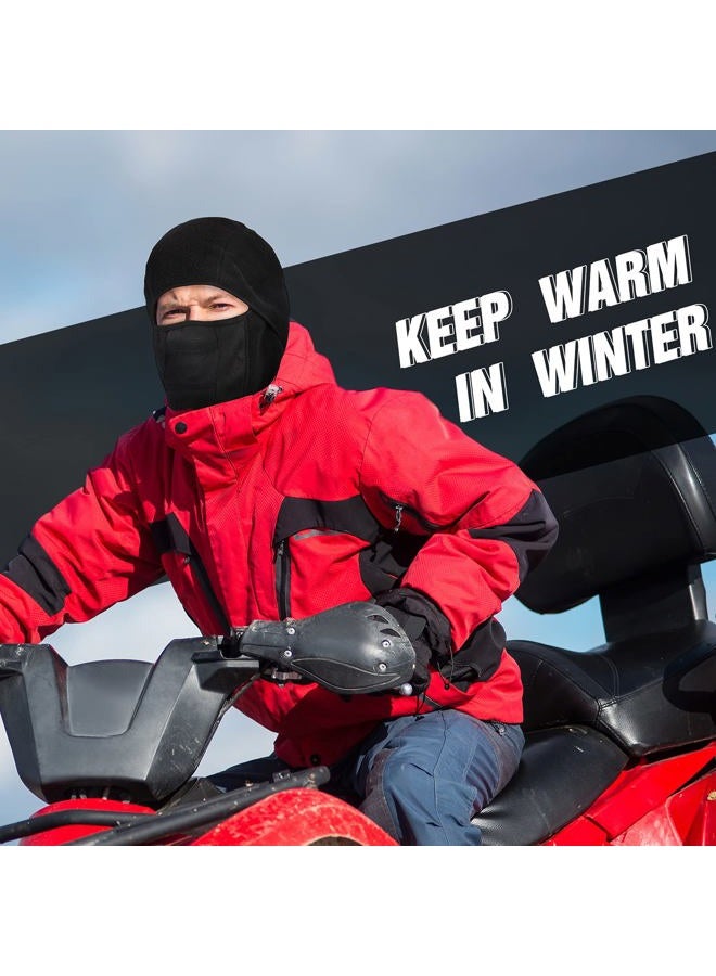 JaGely Winter Balaclava Gloves Set Cold Weather Ski Face Cover Gloves Winter Windproof Warm Full Face Cover and Touchscreen Waterproof Freezer Work Gloves for Men Women (Black,Large) - Image 5