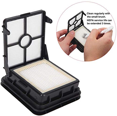 LesinaVac Replacement Parts Multi-Surface Pet Brush Roll and 1866 Vacuum Filters Replacement for Bissell CrossWave Pet Pro 2306 1785 Series Vacuum Cleaner.(Pack of 2 Pet Brush roll + 2 Filters) - Image 4