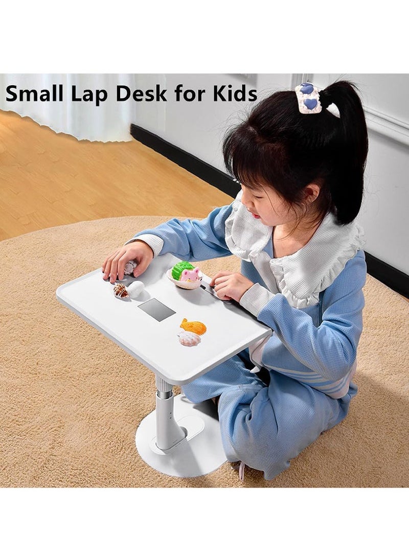 Captaintech Lap Desk for Kids Adjustable Angle Height Book Stand Holder with Paper Clips Small Lap Tray Table for Reading Writing Watching Eating Kids Lap Desk for Couch Sofa Bed Car Seat  - Image 3