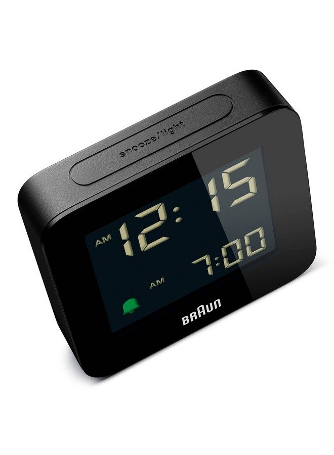 BRAUN Digital Alarm Clock With Snooze Negative Lcd Display Quick Set Crescendo Beep Alarm In Black Model Bc09B - Image 4