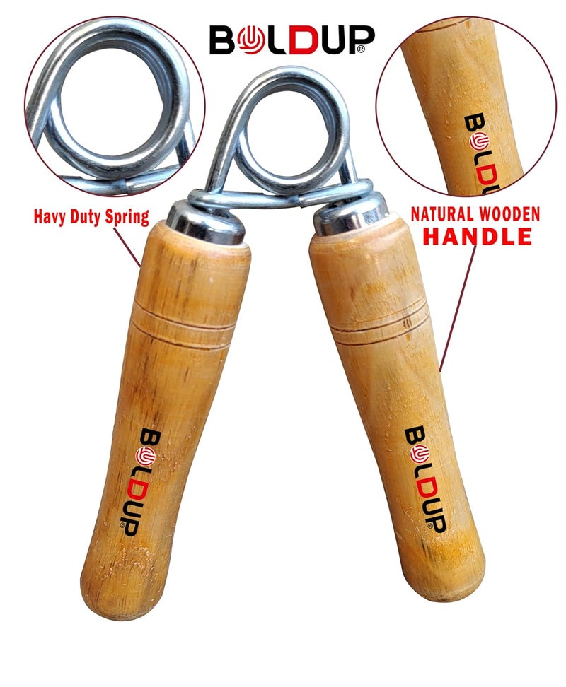 IFOLDUP ® Wrist Exerciser with Hand Gripper Fitness Gym Wooden Hand Grip Hand-strengthening exercises for women and men - Image 2