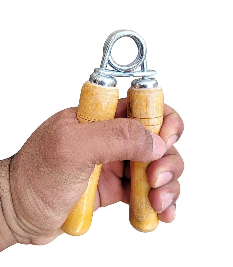 IFOLDUP ® Wrist Exerciser with Hand Gripper Fitness Gym Wooden Hand Grip Hand-strengthening exercises for women and men - Image 4