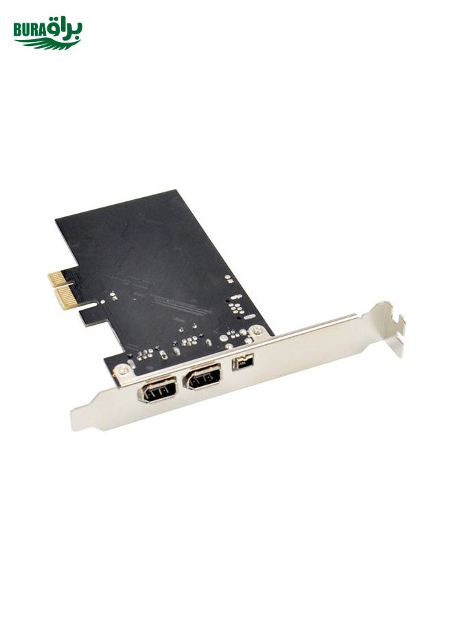 BURAQ ST21 PCI-E X1 FireWire VT6308 1394A 2+1 Video Capture Card  - Image 3