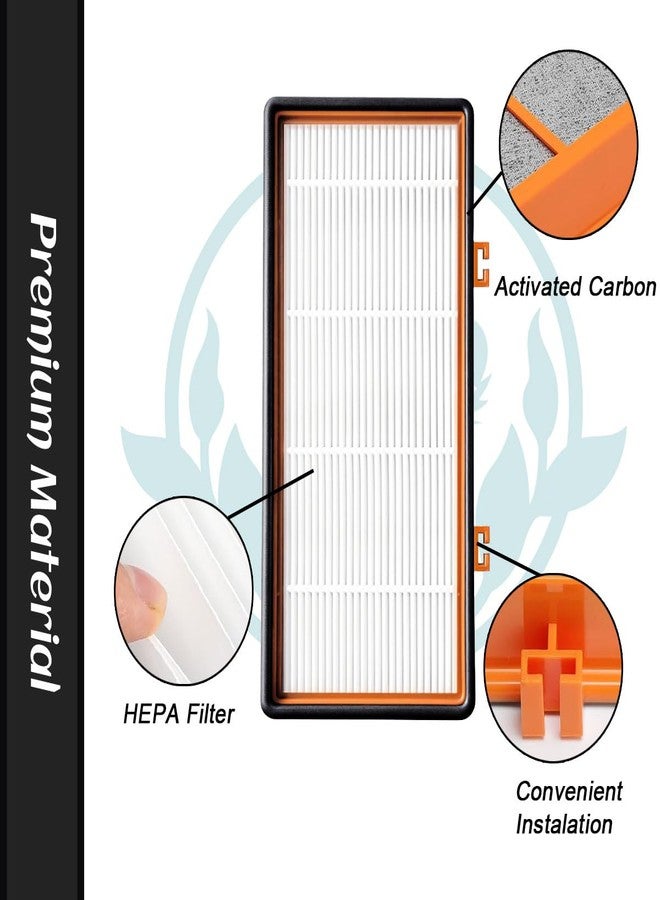 NKA AER.1 HAPF30AS 3-in-1 Smoke Grabber True HEPA Activated Carbon Air Filter Replacement Compatible with Smoke Grabber AER.1 HAPF30AS-U4R Air Purifier - 10" x 4.6" x 1.38", 2 Pack +4 Pre-filter - Image 4