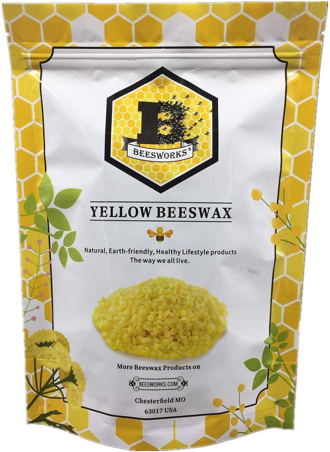 Beesworks - Beeswax Pellets Yellow 1Lbcosmetic Gradetriple Filtered Beeswax (1) - Image 1