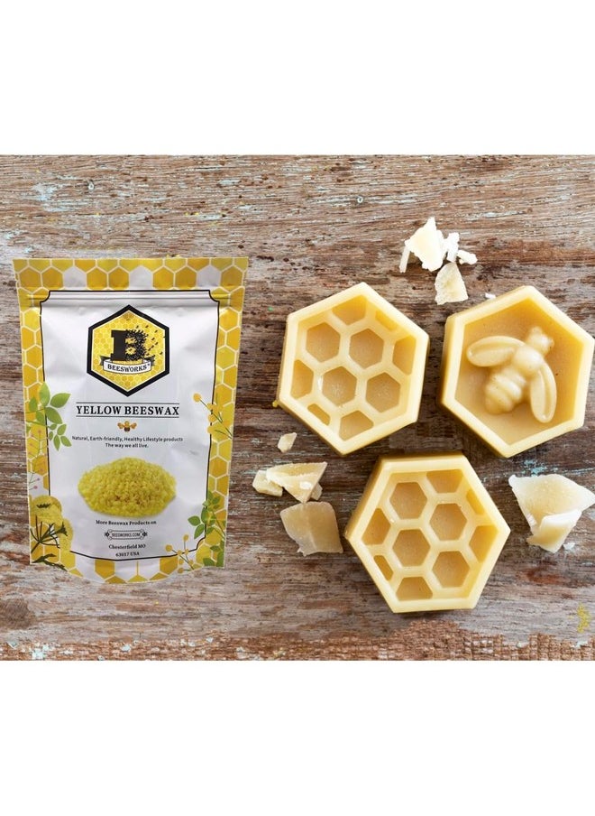 Beesworks - Beeswax Pellets Yellow 1Lbcosmetic Gradetriple Filtered Beeswax (1) - Image 1