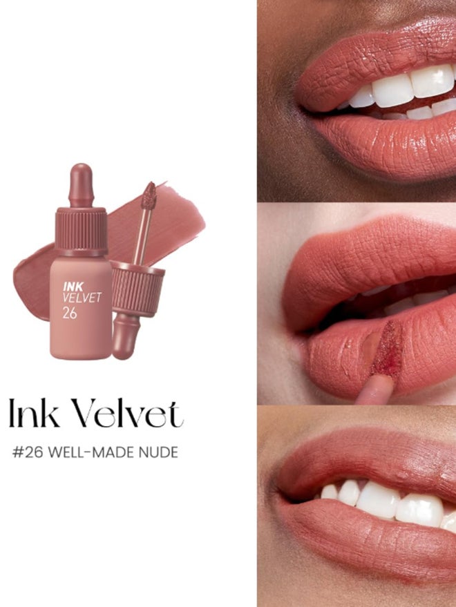 PERIPERA Ink Velvet Lip Tint, 026 Well-Made Nude - Image 2