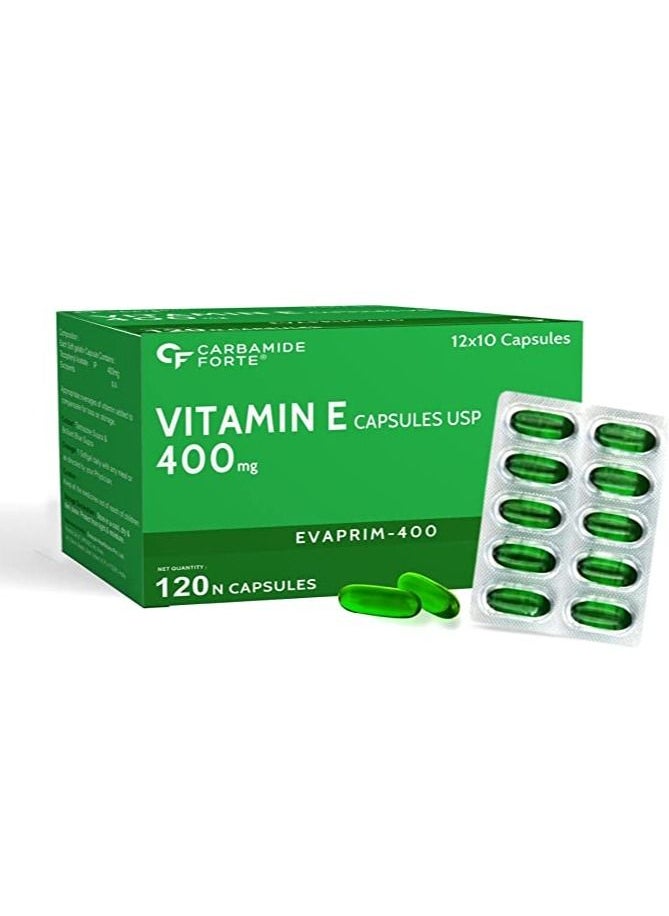 CF - CF Vitamin E 400mg Capsules for Face and Hair 100% Natural Vitamin E Paraben Free - Image 1