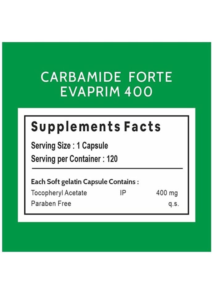 CF - CF Vitamin E 400mg Capsules for Face and Hair 100% Natural Vitamin E Paraben Free - Image 1