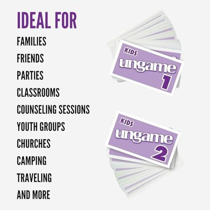 TaliCor Pocket UNGAME Kids Non-Competitive Card Game for Kids to Discuss, Share Values & self Express Know What Your Kids are Thinking Age 5+ - Image 5