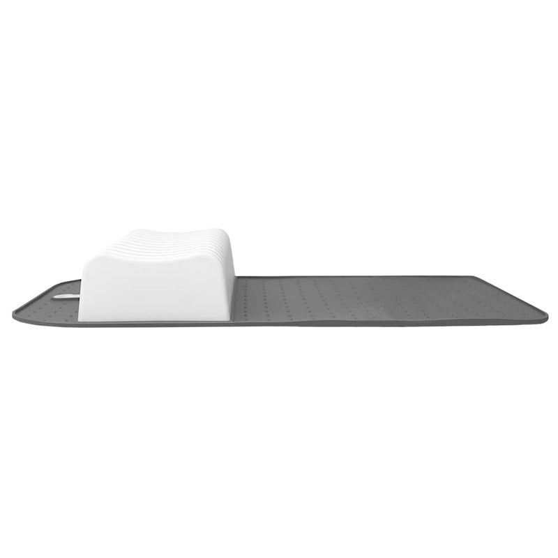 Home Basics 11 Slot Kitchen Knife Storage Mat (Grey/White), By Home Basics | Kitchen Knife Storage For Steak, Pairing, and Santoku Knives | Knive Storage For Drawer  - Image 2