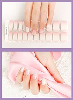 20Pcs Semi Cured Gel Nail Polish Strips, Gradient Pink Adhesive Full Wrap Gel Nail Art Sticker, Waterproof Gel Nail Wrap Stickers With Nail File And Stick?Uv/Led Lamp Required? - pzsku/ZBCA4BAA5865EB8BA7B1FZ/45/_/1647279472/984f5a99-7148-4516-bdd0-901e375a34eb