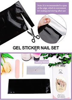 20Pcs Semi Cured Gel Nail Polish Strips, Gradient Pink Adhesive Full Wrap Gel Nail Art Sticker, Waterproof Gel Nail Wrap Stickers With Nail File And Stick?Uv/Led Lamp Required? - pzsku/ZBCA4BAA5865EB8BA7B1FZ/45/_/1647279473/7504569d-4817-45be-9591-d3c9c9cd5ed9