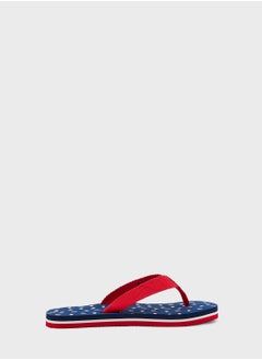 Kids Flag Flip Flops