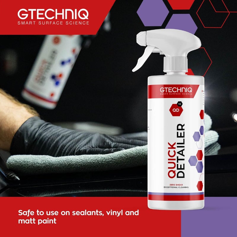 Gtechniq جيتكنيك كويك ديتيلر 5000 مل - يضيف لمعان، انسيابية، ومتانة لطلاء السيارة - Image 4