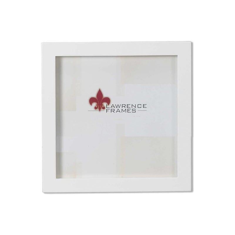 Lawrence Frames 5x5 White Wood Picture Frame  Gallery Collection 755855