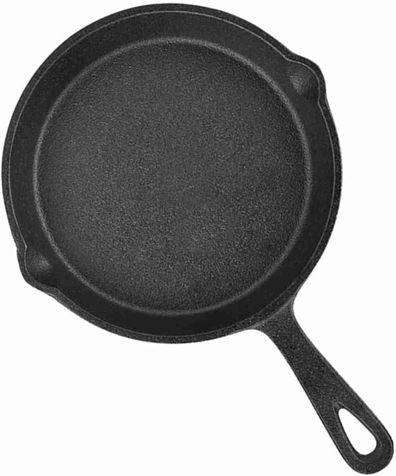 FTVOGUE Cast Iron Skillet, Pre Seasoned Vintage Frying Pan, Heavy Duty Non Stick for Stove Oven Grill, 6.3in and 7.9in for Cooking Outdoors (16cm) - Image 3